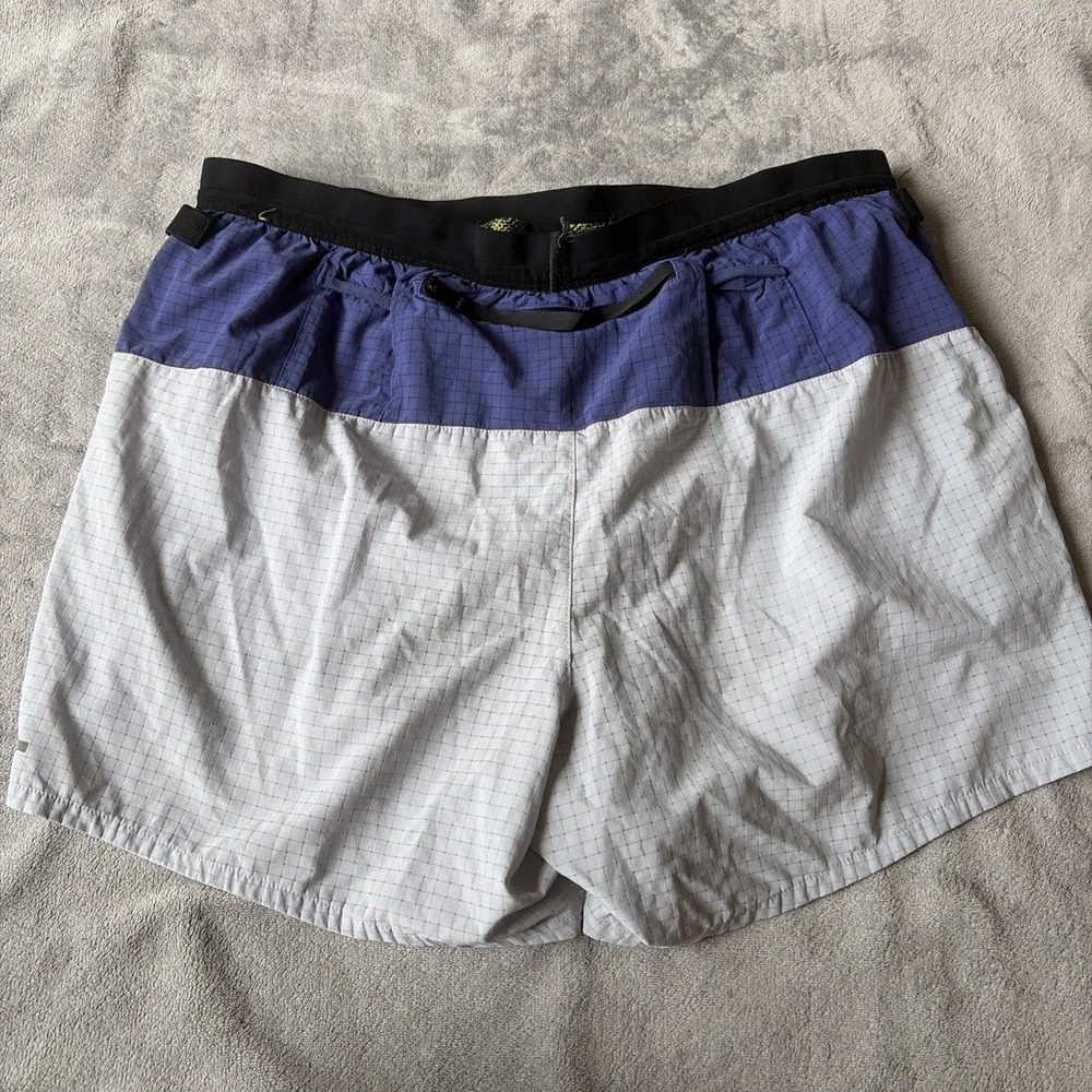 Nike Shorts Mens Large Blue Flex Stride 5" Trail Brief Lined Dri Fit DN4480-057 - Picture 3 of 5